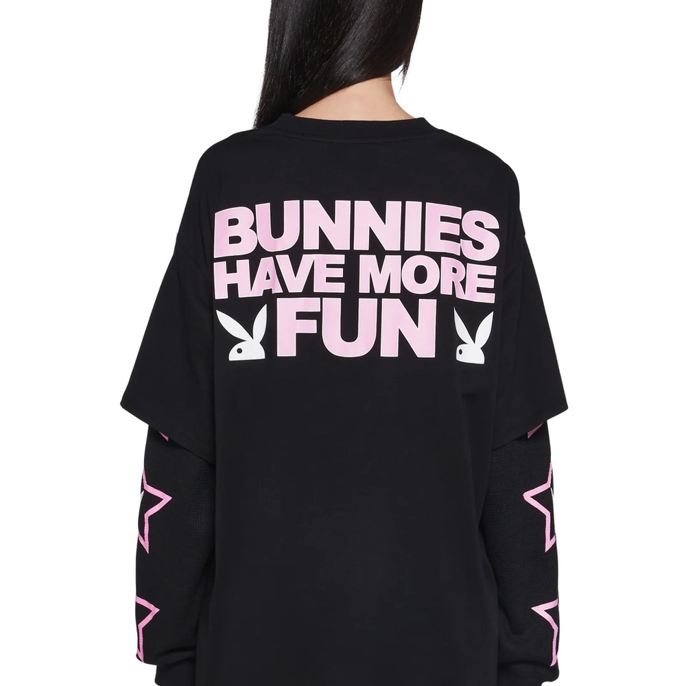 PLAYBOY Pink Bunny Long Sleeve